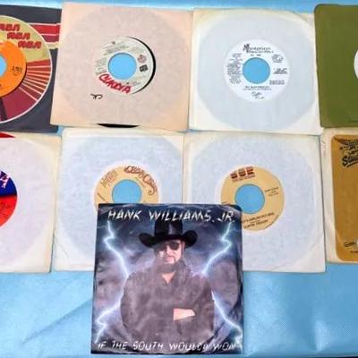 Vintage "Hank Williams Jr." Vinyl Collection 