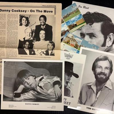 Newspaper Pg on "Danny Cooksey," Headshots and More