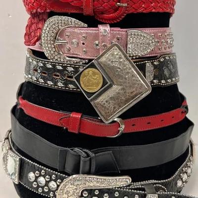 Western Bling Cowgirl Belts