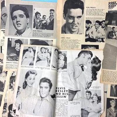 "Elvis Presley" Newspaper Clippings Collection 