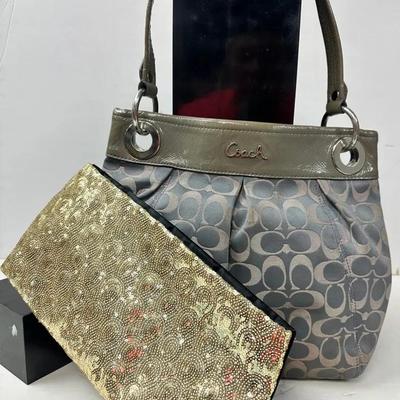“Coach” Tote and “Baylis and Harding” Clutch 