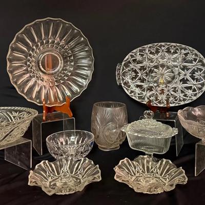 Crystal And Glass Decor And Serving Wear