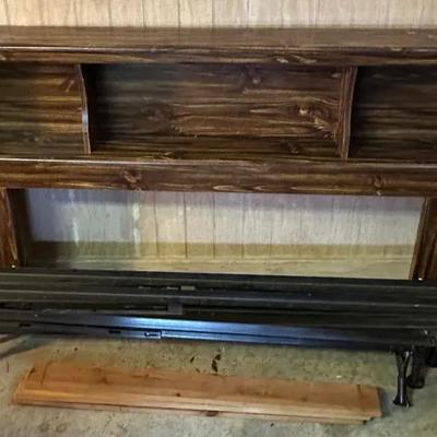 Wooden Headboard, Bed Rails, Wood Planks 