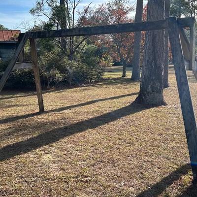 LARGE Wooden Swing Set Frame 