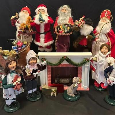 Vintage Byers’ Choice Carolers- Santa And Friends! 