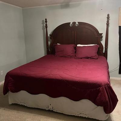 King Size Mattress, Boxspring, And Headboard