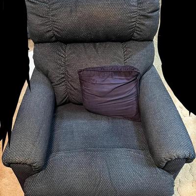 Blue Reclining Chair w/ Pillow
