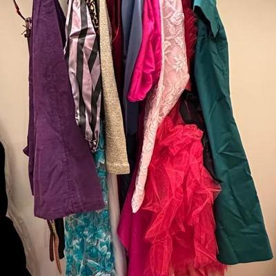 Vintage Women’s Clothes And Accessories- Belts, Dresses, Tops, And Skirts