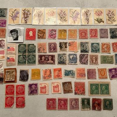 Collection Of Vintage Stamps
