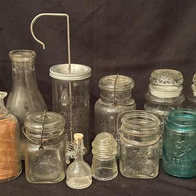 Collection Of Vintage Bottles