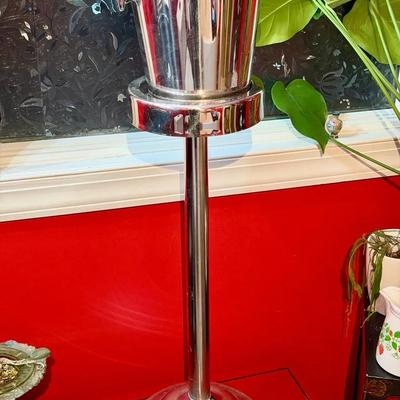 Two Piece Champagne Chiller Ice Bucket on Stand