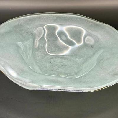 Signed Annieglass Shells Dish