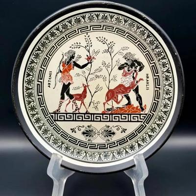 Greek Artemis and Hraklis Plate