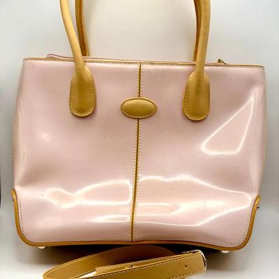 Tod's D-Bag Patent Pink Leather 