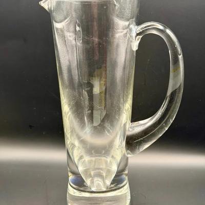 Clear Glass Tall Martini Cocktail Pitcher
