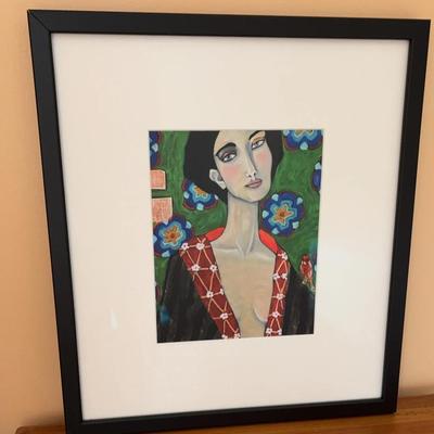 “A Little Bird Told Me” Framed Art Print