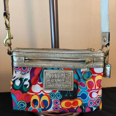Like New Vintage Coach! Coach Poppy Pop C Glam Graffiti Crossbody 