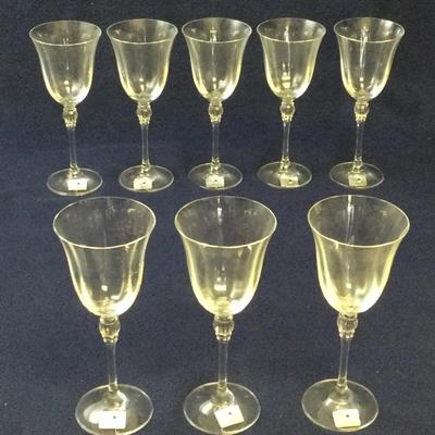 New Crystal Wine Glasses by Studio Nova (8pcs)