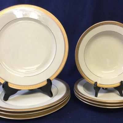 Mikasa Palatial Gold Porcelain Dinnerware, L3234  8 Pc.