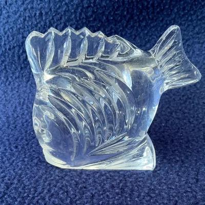Waterford Crystal Angel Fish Figurine 