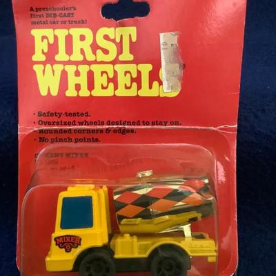 1982 Mattel First Wheels Cement Truck