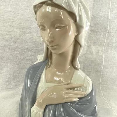 Lladro Madonna Head Bust, Limited Edition #4649