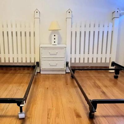 Twin Beds w/ Nightstand + (BR3)