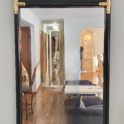 Asian Black Lacquer Mirror (LR)