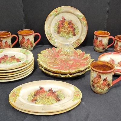 Cardinal Themed Dishes + (WH10)
