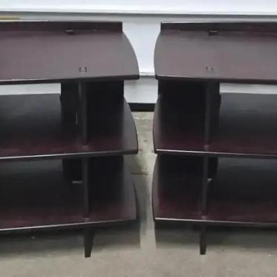 Pair of Modern Bookshelves 