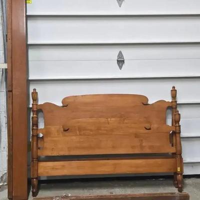 Full-Size Wood Bedframe