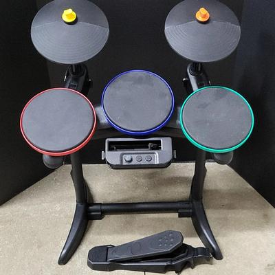 Wii Guitar Hero Drum Kit & Foot Pedal