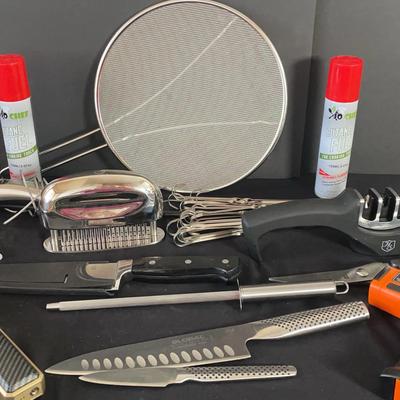 Global Knives, Meat Tenderizer, Torch Lighters And More