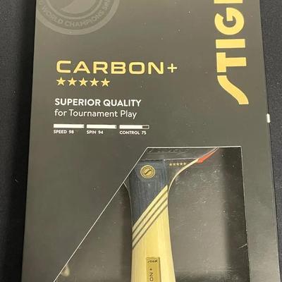 Stiga Carbon+  Ping Pong Paddle 
