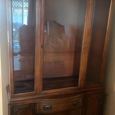 Traditional, Dark Wood, China Hutch