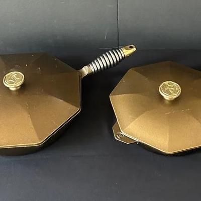 2 Finex Cast Iron Skillets