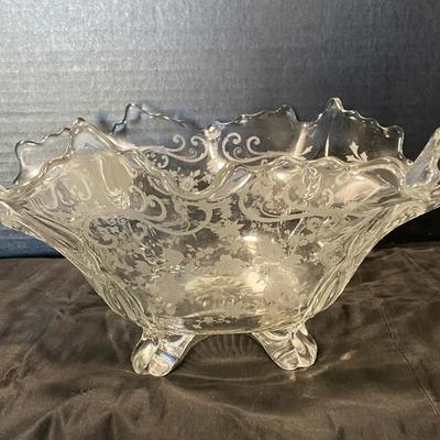 Vintage Fostoria Navarre Crystal Bowl