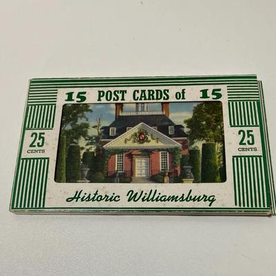 Historic Williamsburg Post Card