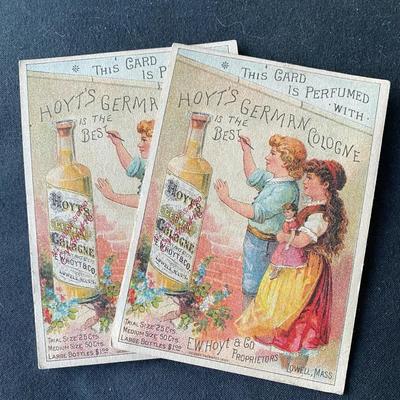 Perfumed Cards c1890