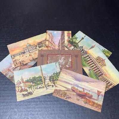 Antique 1900’s Post Cards -made In Italy