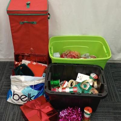 Ribbon, Wrapping Paper and Bags