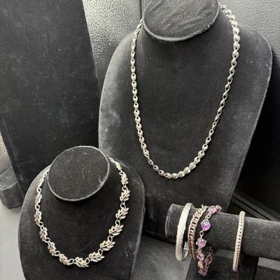 Silver tone Jewelry 