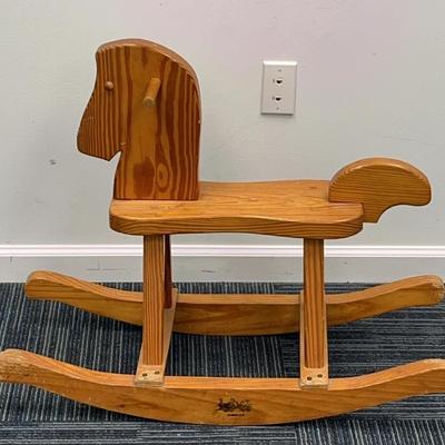 Wooden Rocking Horse
