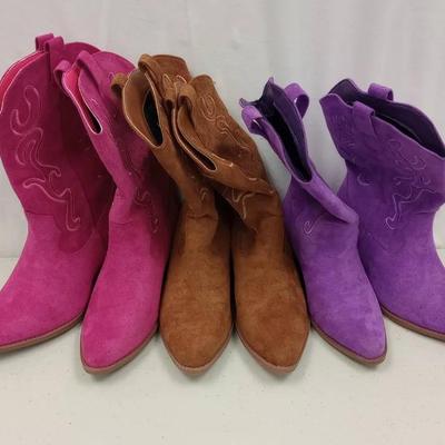 Faux Suede Ladies' Boots