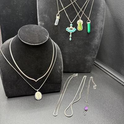 Sterling Silver Necklaces and Necklaces W/ Pendants 