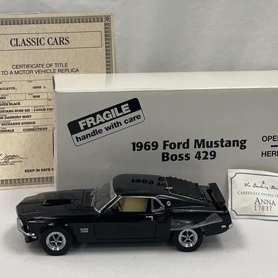 Model Classic Car - 1969 Ford Mustang Boss 429