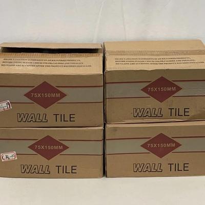 Beveled Subway Tiles (Made In China) “Grey Glossy” (4 Boxes 120 Each)