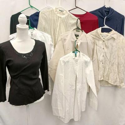 Ladies' Long Sleeve Shirts + Blouses