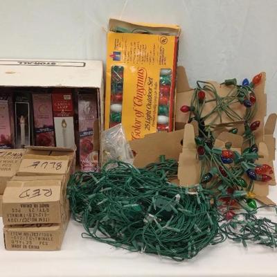 Christmas Lights Variety with Extra Bulbs and Fuses