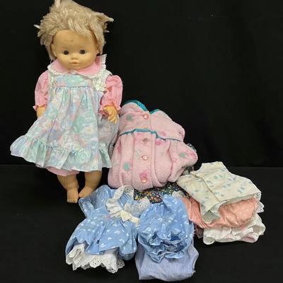 Cititoy Baby Doll + Doll Clothes